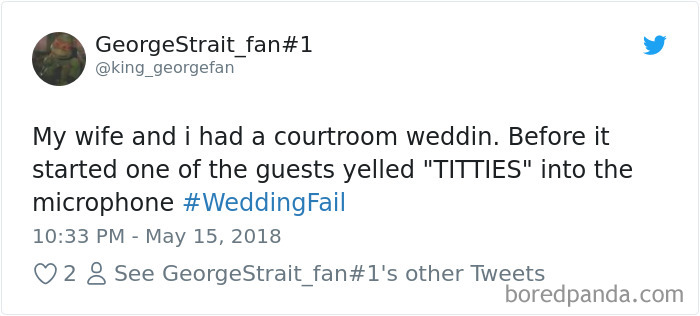 Wedding Fail Tweets