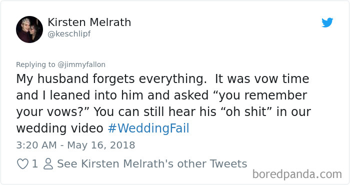 Wedding Fail Tweets