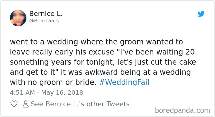 Wedding Fail Tweets