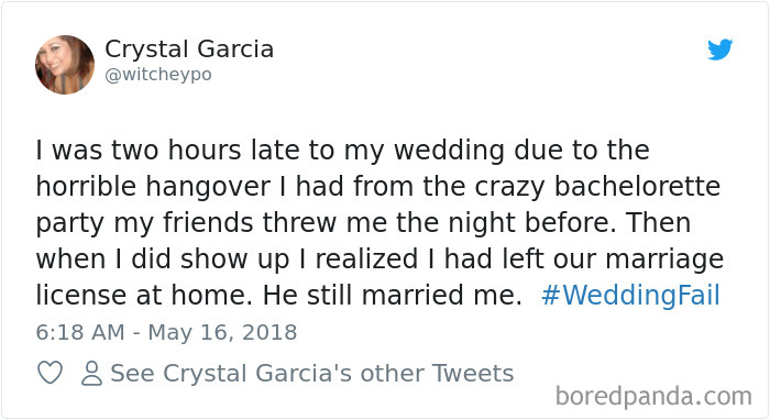 Wedding Fail Tweets