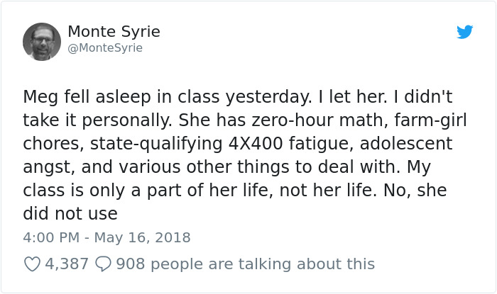 After A Student Falls Asleep In His Class, This Teacher Takes The Opportunity To Teach A Lesson To Everyone After A Student Falls Asleep In His Class, This Teacher Takes The Opportunity To Teach A Lesson To Everyone