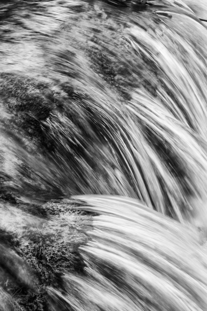 Plitvice Lakes In Black And White Plitvice Lakes In Black And White