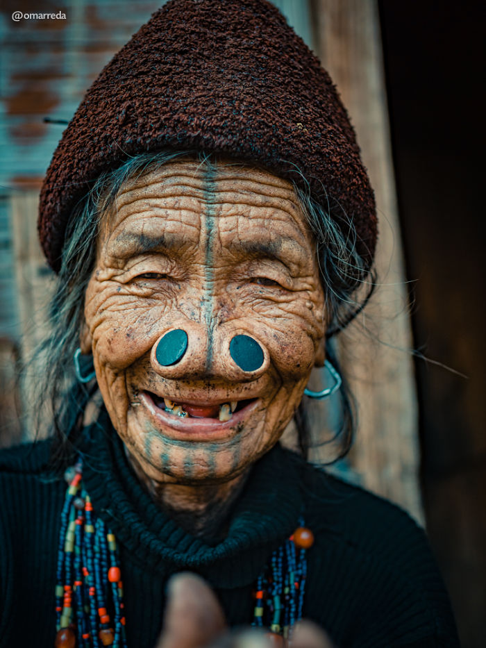 The Joyful Spirit Of The Last Generation Of Apatani Tribe Women With Nose Pluggings