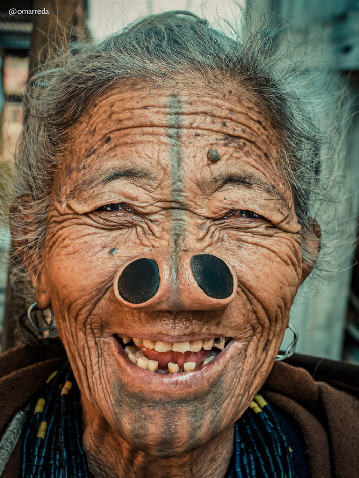 The Joyful Spirit Of The Last Generation Of Apatani Tribe Women With Nose Pluggings