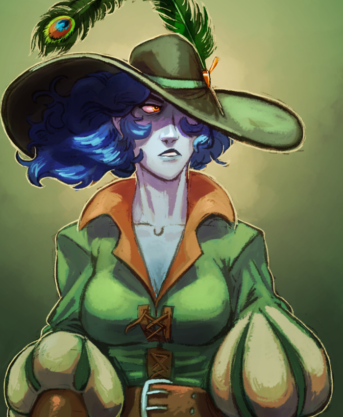 I Made A Series Of Portraits For The Players In My Very First DnD Campaign