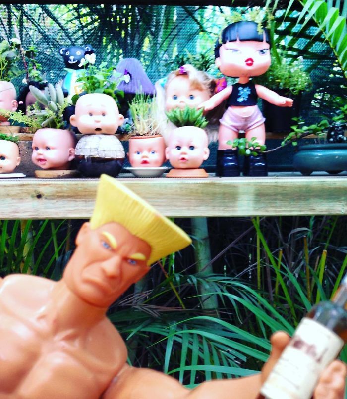 Creepy-Baby-Doll-Head-Planters