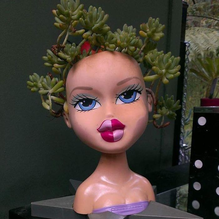 Creepy-Baby-Doll-Head-Planters