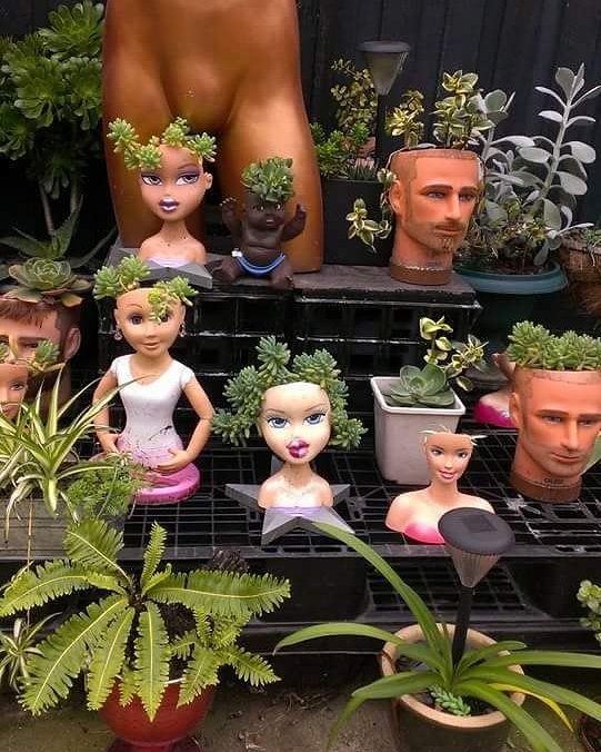 Creepy-Baby-Doll-Head-Planters