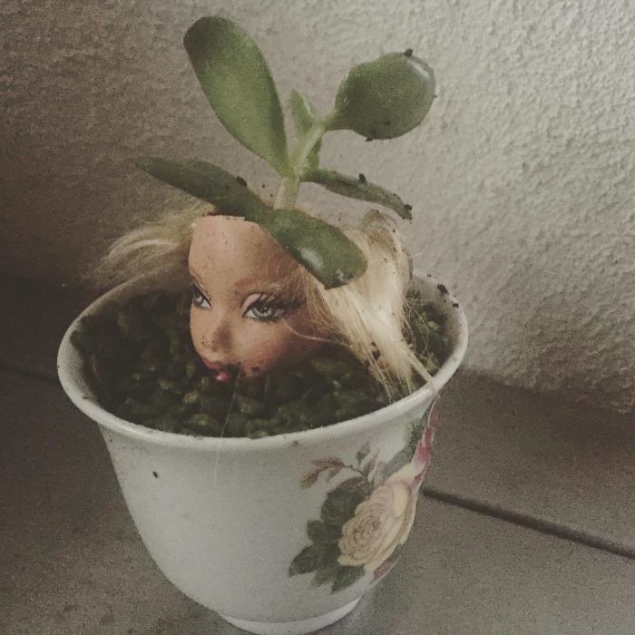 Creepy-Baby-Doll-Head-Planters