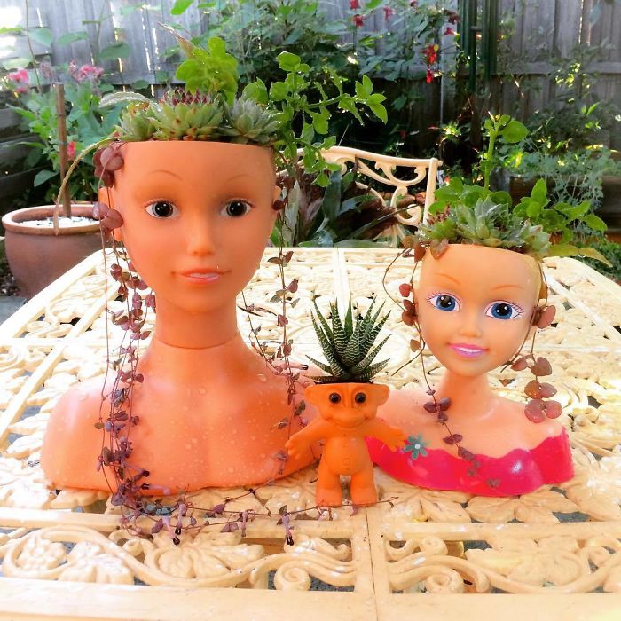 Creepy-Baby-Doll-Head-Planters