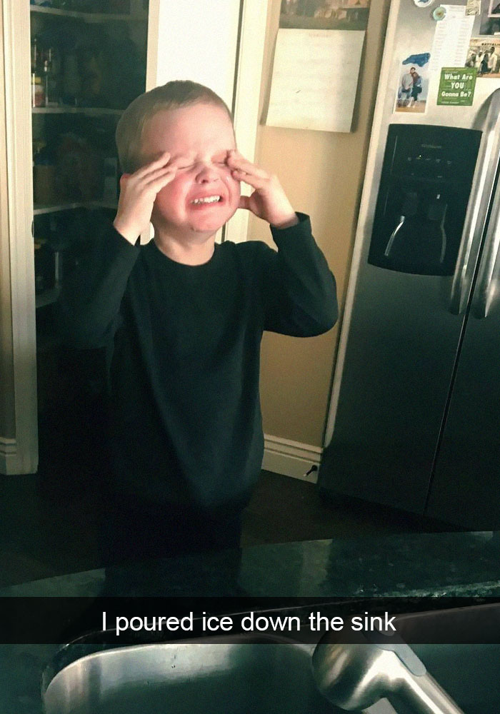 I Poured Ice Down The Sink