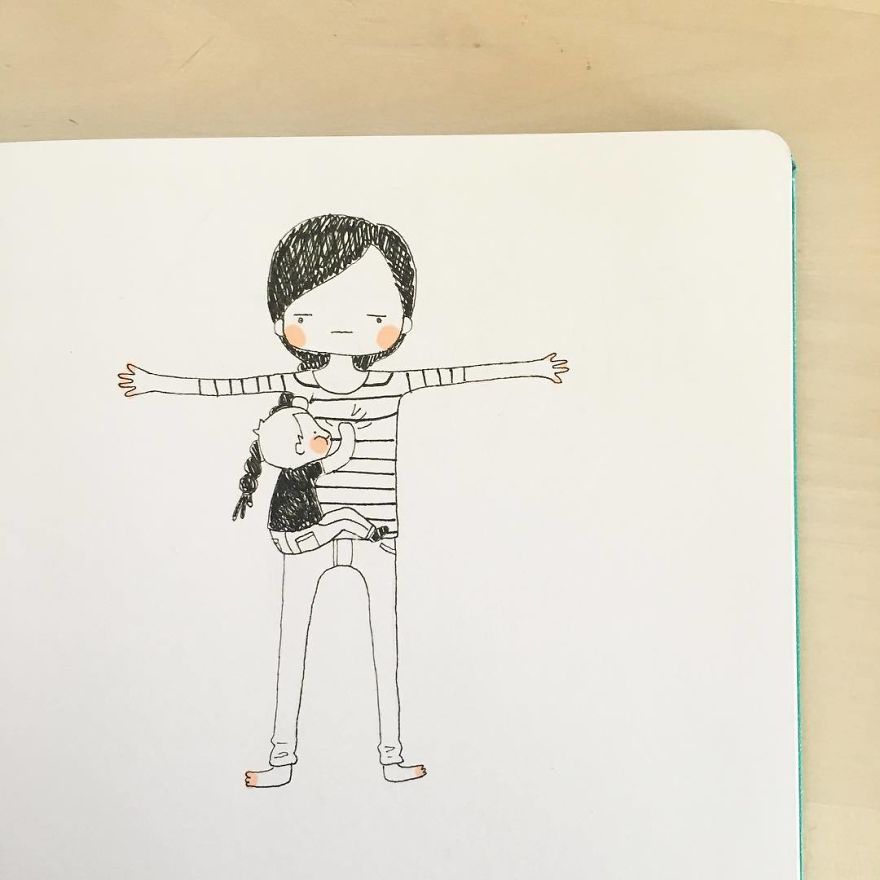 James Has Been All About Mommy Lately. All Doors Must Stay Open (Including The Bathroom And Shower) So That He Can Keep A Strict Watch On Me. Leaving The Room Without Him Is Not An Option