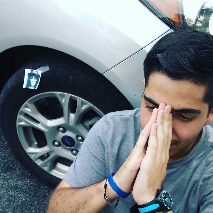 So I Run Out And Tell My Son Josh His Tires Got Slashed! Get It? Slashed?