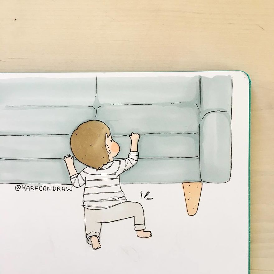 Only Just Recently James Learnt To Sit Up On His Knees And Reach For Things. Now He Is Starting To Prop One Leg Up, But It Sort Of Just Flops Around Without Much Purpose