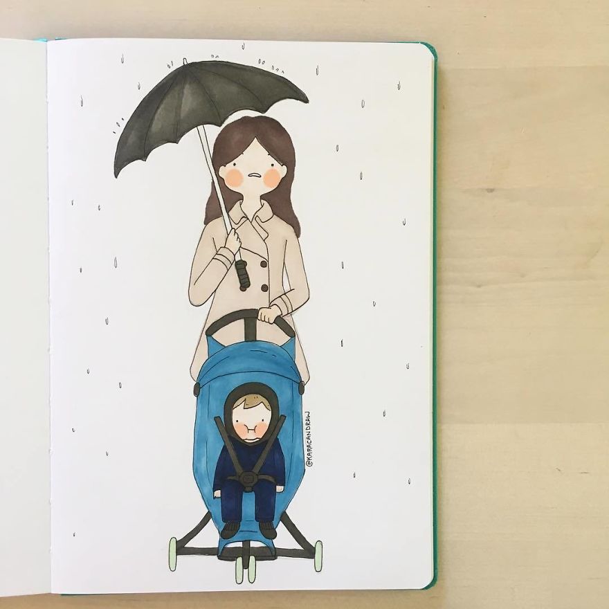 Super Sunny And Warm Every Day Of The Week, Except The Day We Have To Leave The House And Go Into Town