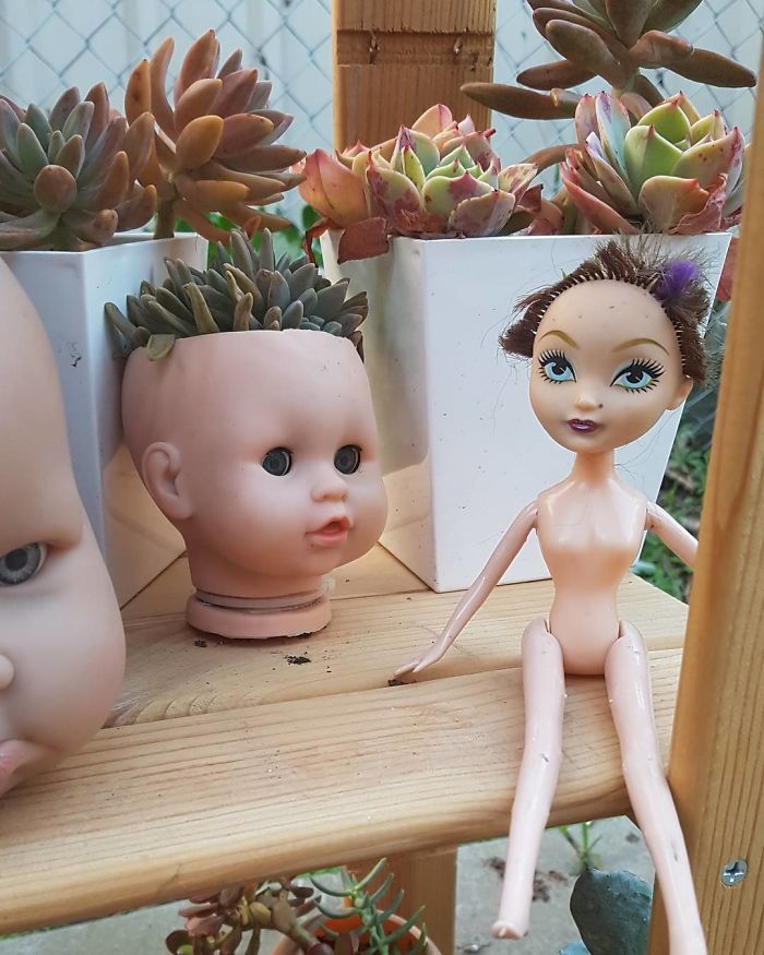 Creepy-Baby-Doll-Head-Planters