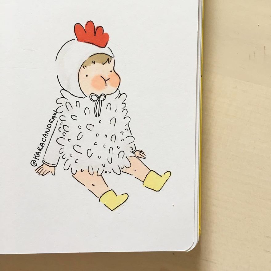 I Love Having A Tiny Human That I Can Dress Up In Ridiculous Costumes. James Was A Chicken Last Year