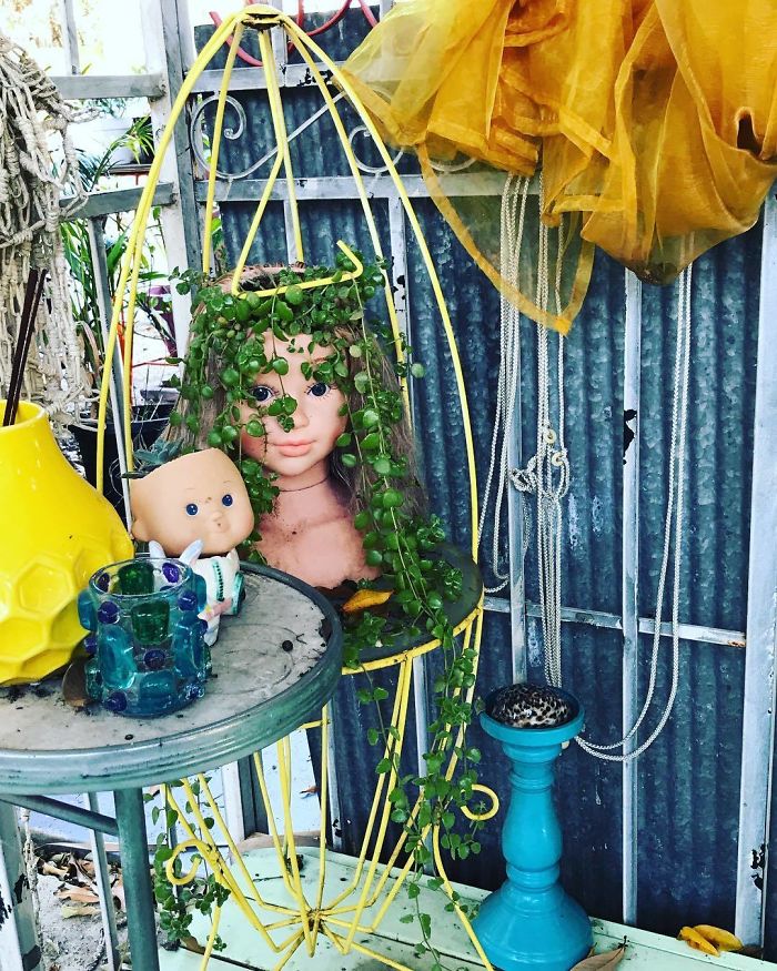 Creepy-Baby-Doll-Head-Planters