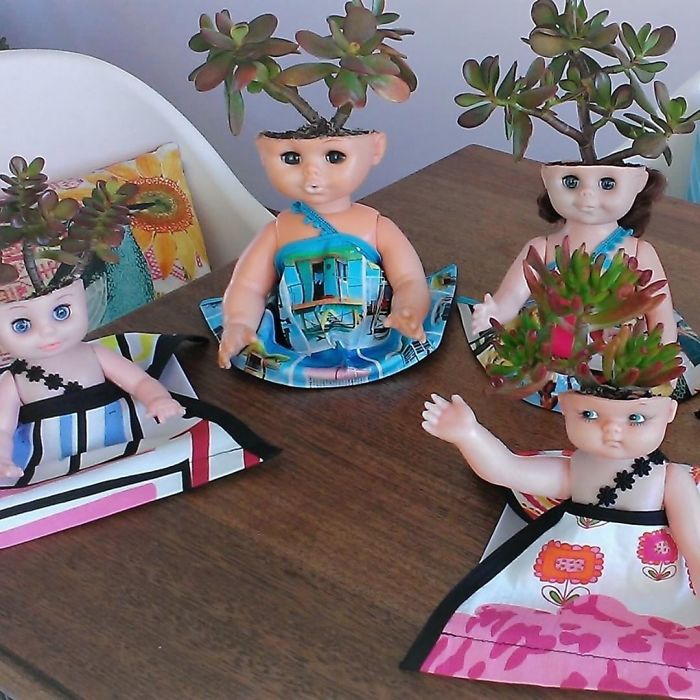 Creepy-Baby-Doll-Head-Planters