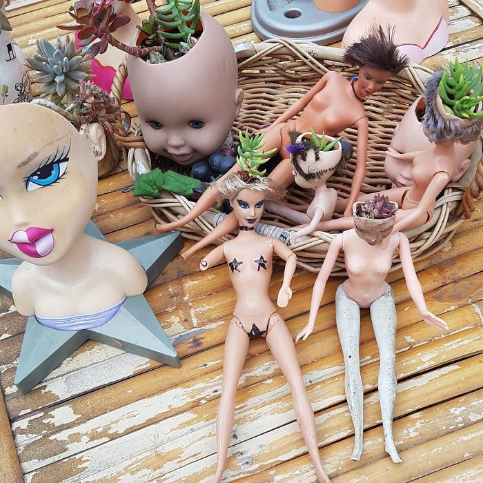 Creepy-Baby-Doll-Head-Planters