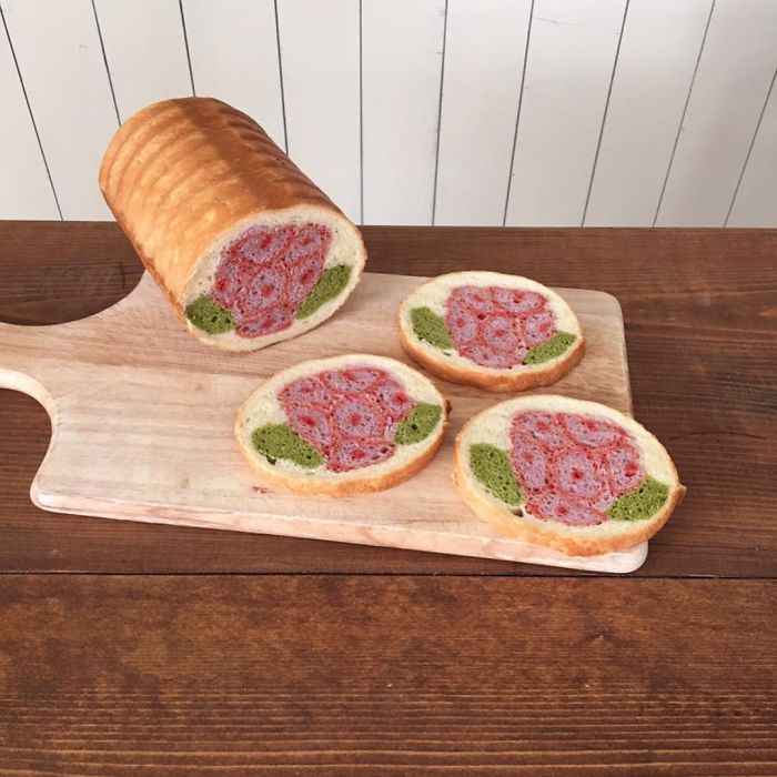Baker "Hides" Designs On Their Breads Making Breakfast Become More Fun