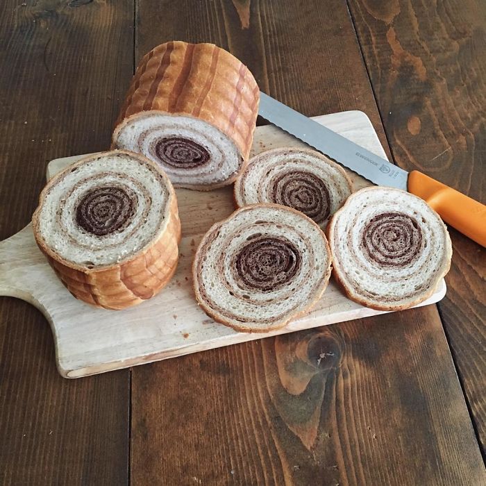 Baker "Hides" Designs On Their Breads Making Breakfast Become More Fun