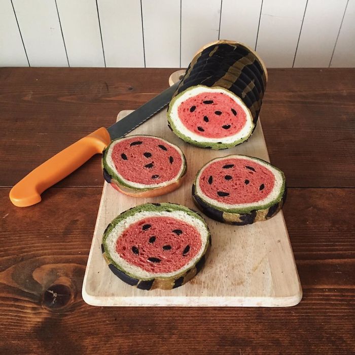 Watermelon Bread Loaf