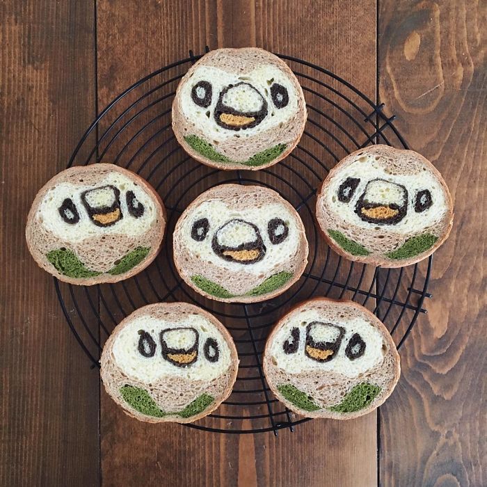 Baker "Hides" Designs On Their Breads Making Breakfast Become More Fun