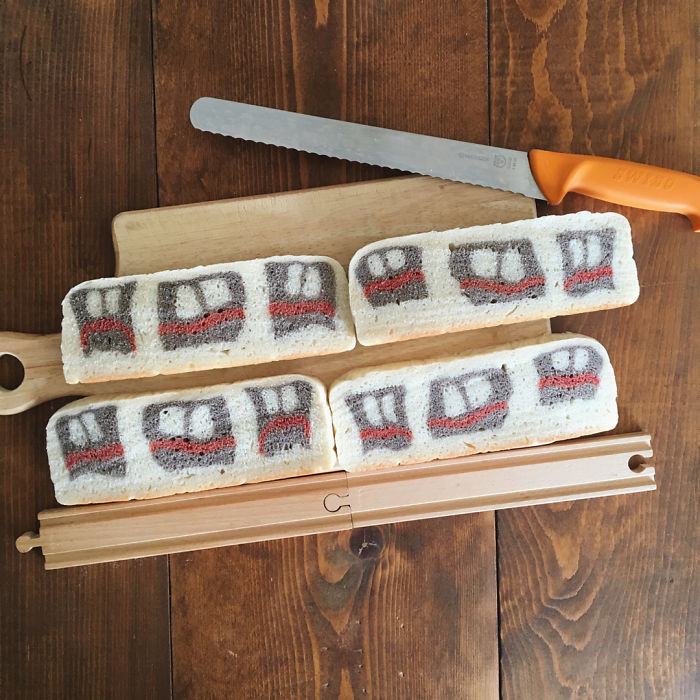 Baker "Hides" Designs On Their Breads Making Breakfast Become More Fun