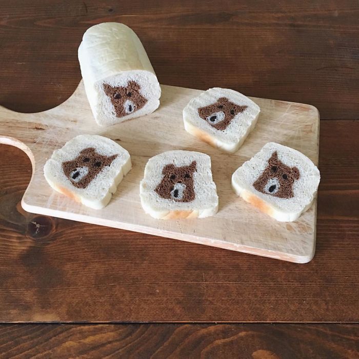 Baker "Hides" Designs On Their Breads Making Breakfast Become More Fun
