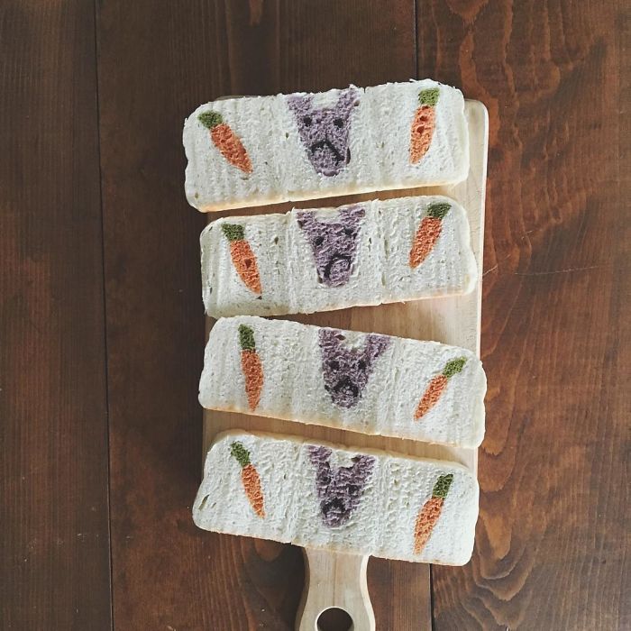 Baker "Hides" Designs On Their Breads Making Breakfast Become More Fun