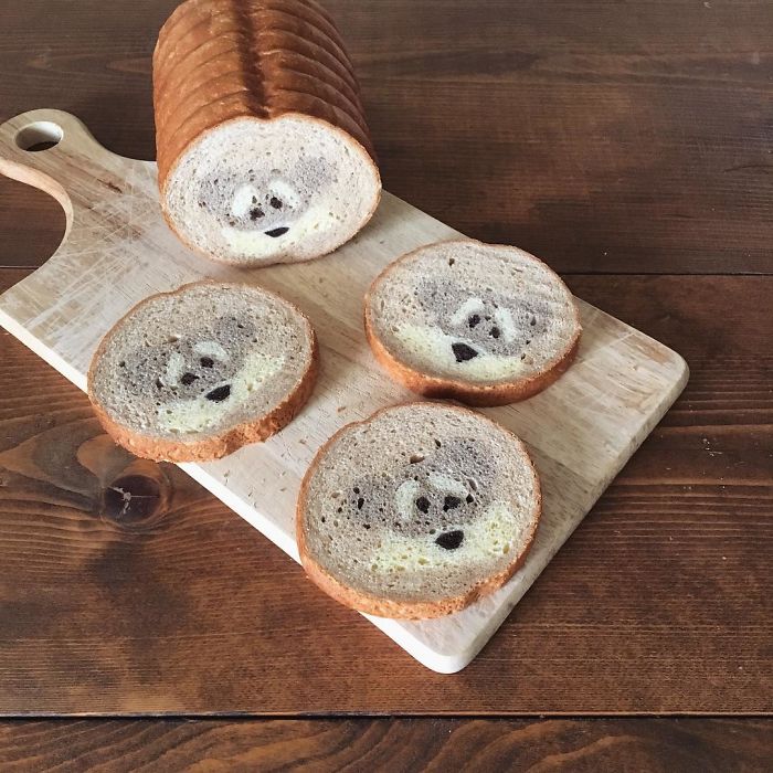 Baker "Hides" Designs On Their Breads Making Breakfast Become More Fun