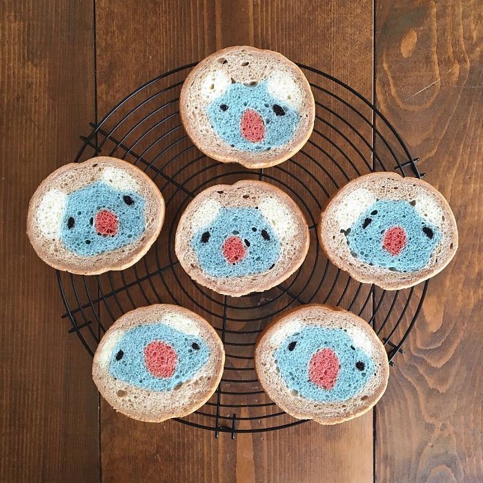 Baker "Hides" Designs On Their Breads Making Breakfast Become More Fun