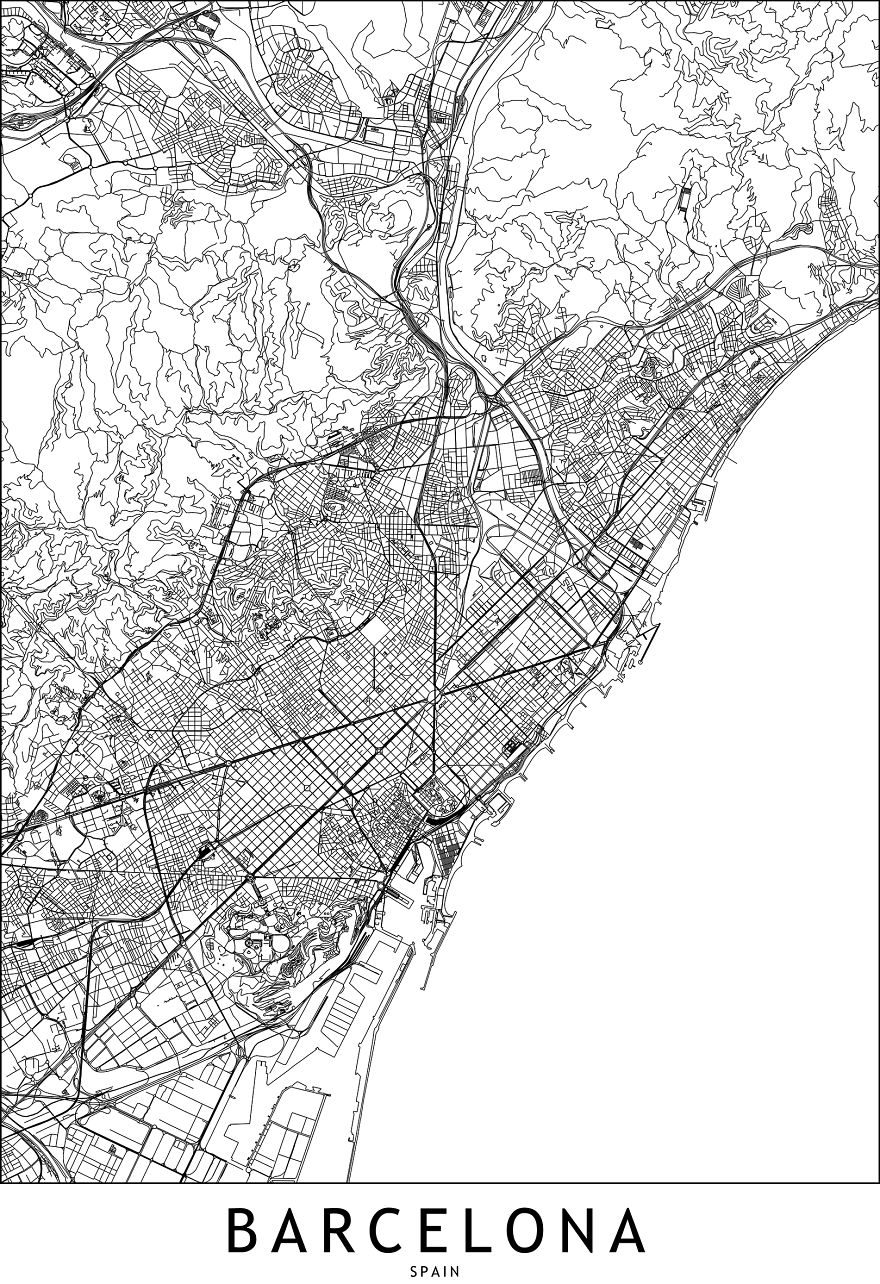 I Draw Line Maps Of World Cities