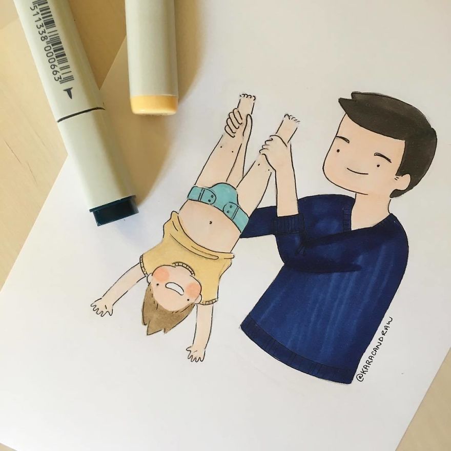 I Wanted To Draw A Picture Of James With His Papa, But Them Snuggling And Being Cute Didn't Exactly Feel Right. This Is More What They Get Up To