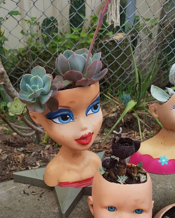 Creepy-Baby-Doll-Head-Planters