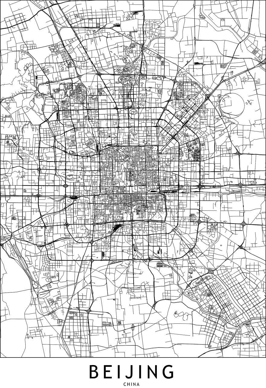 I Draw Line Maps Of World Cities