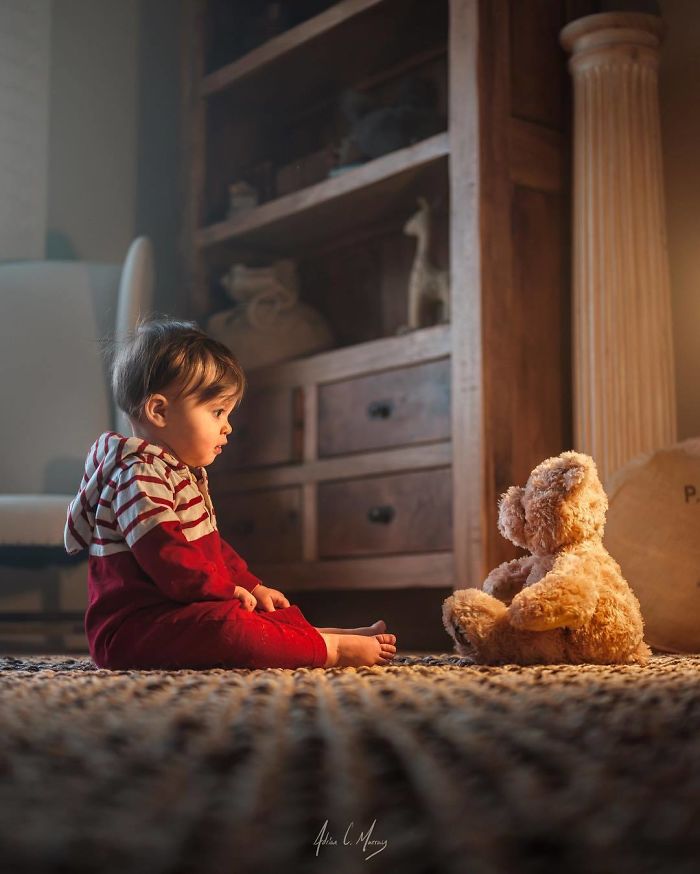 I’ve Been Taking Photos Of My Kids With Their Brother Bear For Years