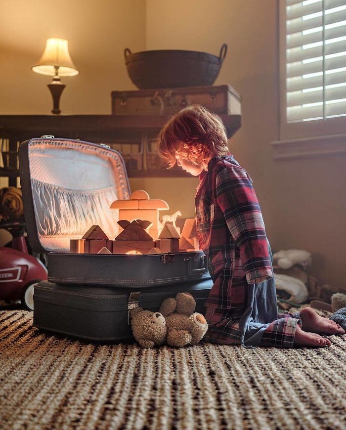 I’ve Been Taking Photos Of My Kids With Their Brother Bear For Years