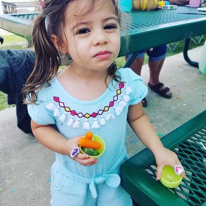 April Fools! Carrots And Broccoli In The Eggs!