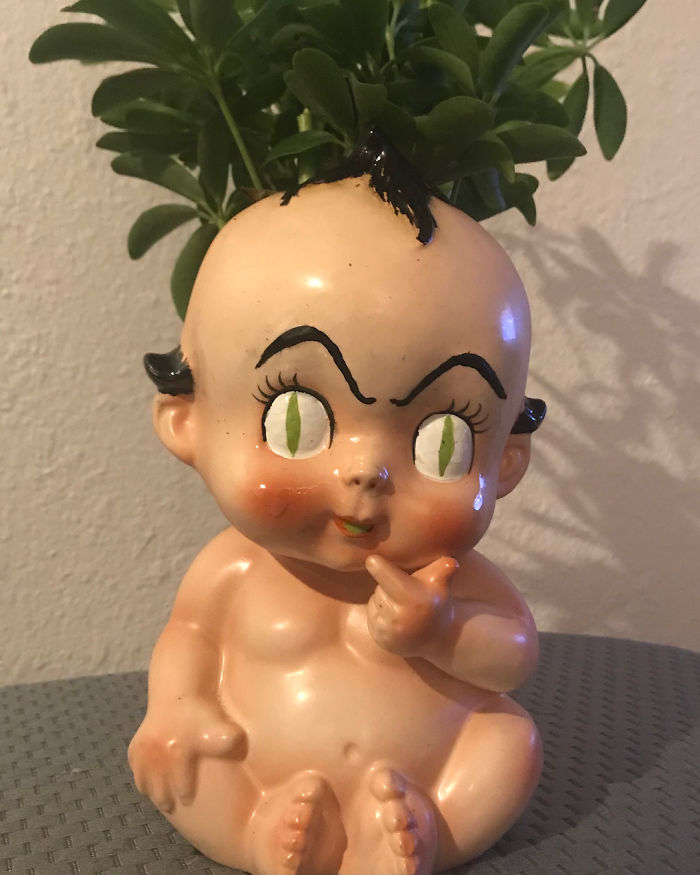 Creepy-Baby-Doll-Head-Planters