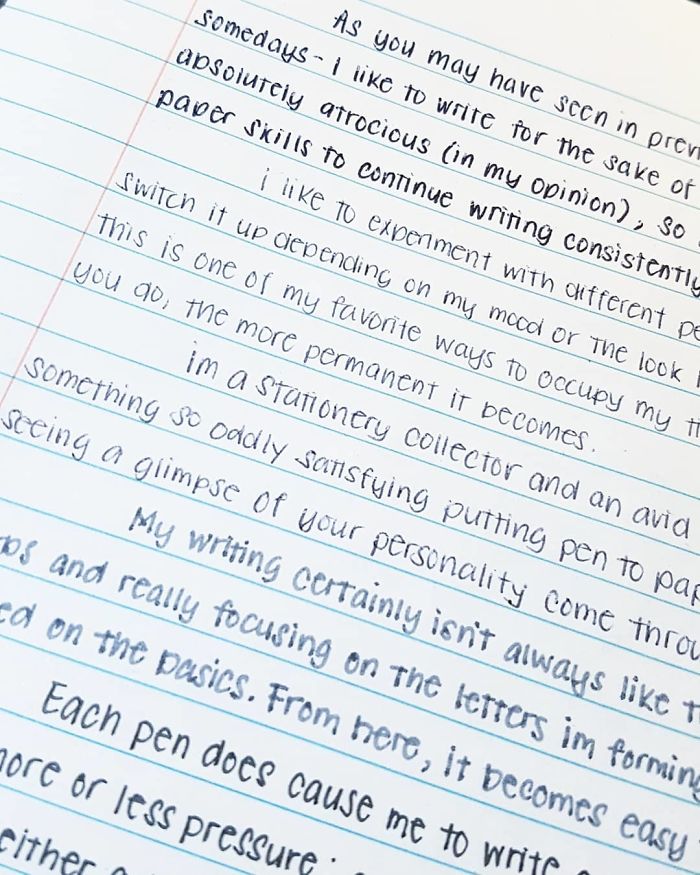 Experimented Printing With Different Pens - Here's A Close-Up!