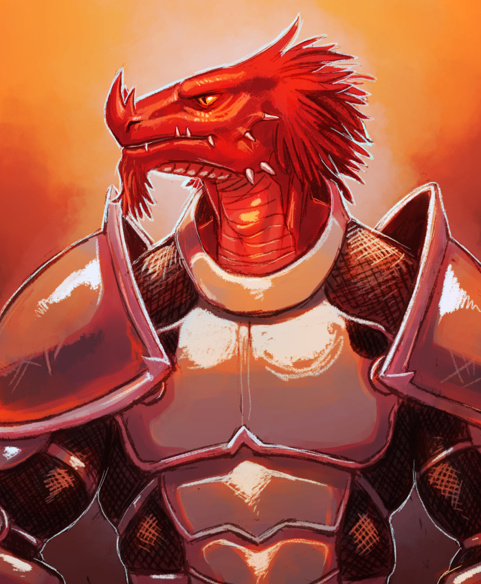 I Made A Series Of Portraits For The Players In My Very First DnD Campaign