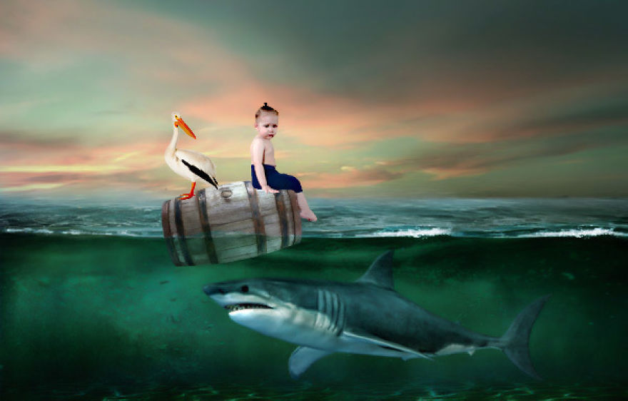 I Send My Two Year Old On Adventures Through Photoshop