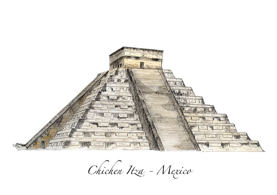 I Created A Map Showing The New 7 Wonders Of The World