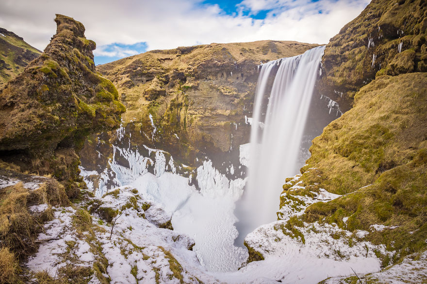 Skogafoss From Above