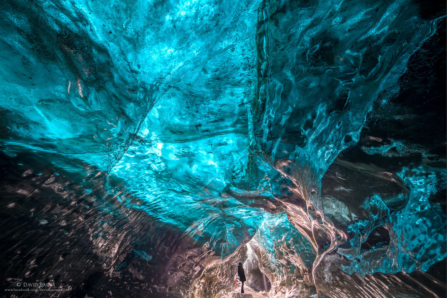 Admiring The Ice Cave