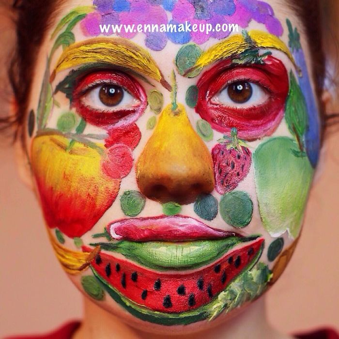 Disabled Girl Paints Herself