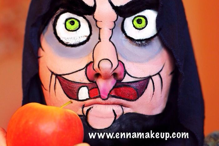 Disabled Girl Paints Herself