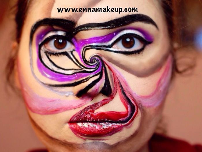 Disabled Girl Paints Herself